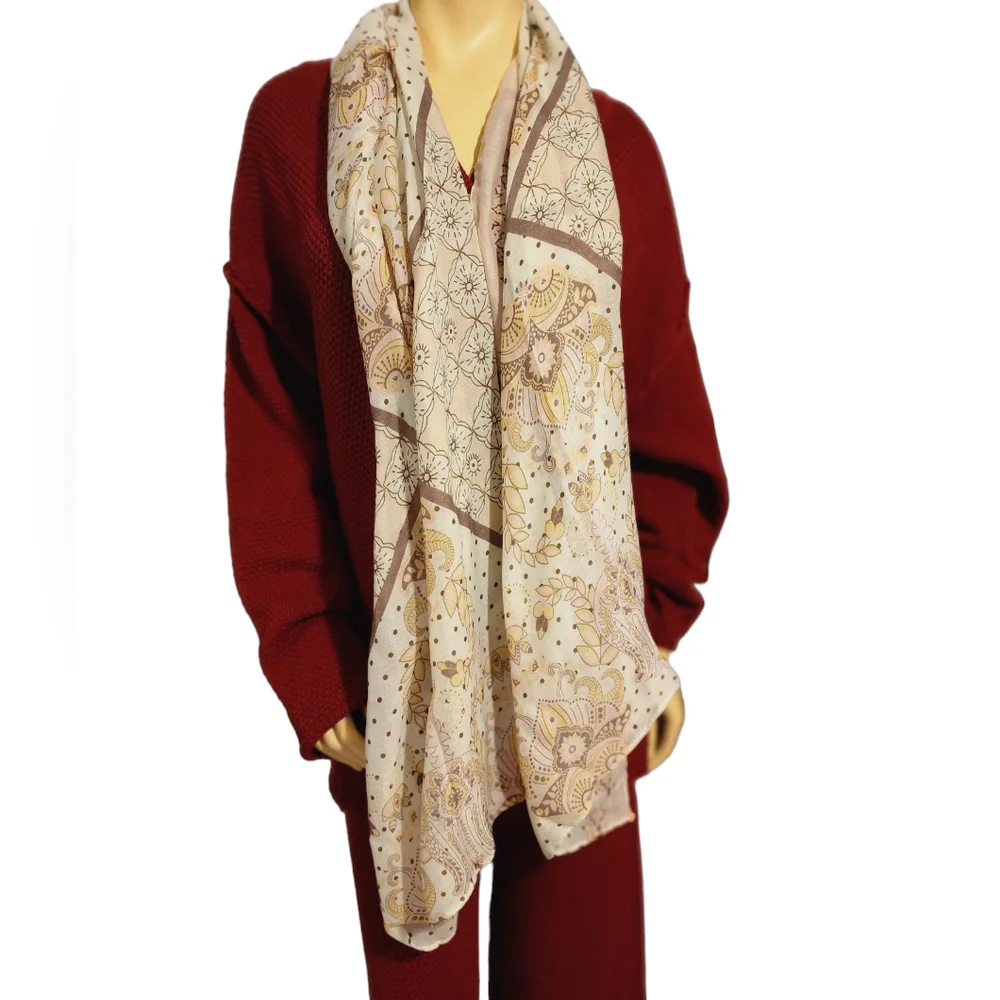 Free People Boho Scarf NWT Color Rose/Tyrie